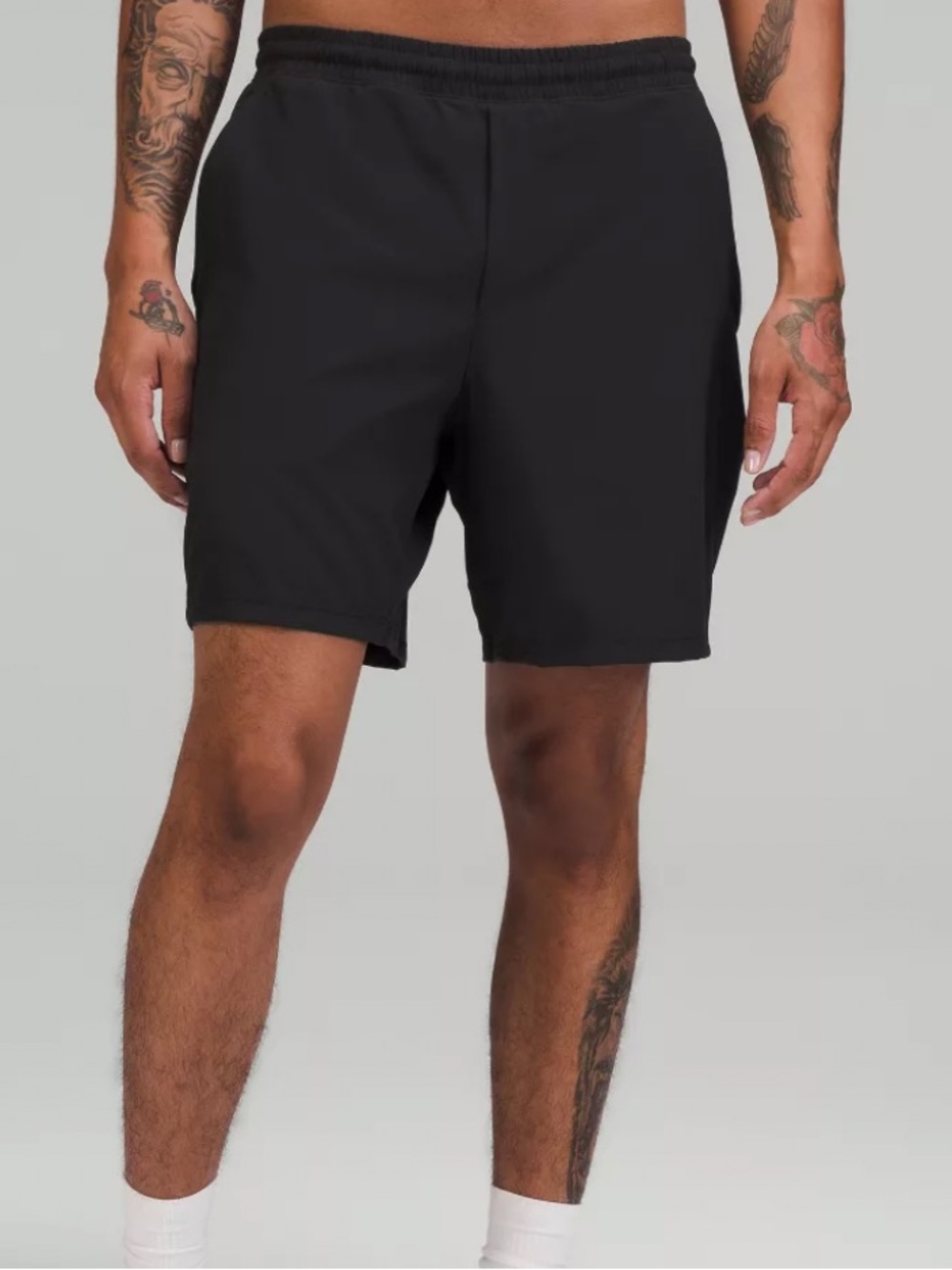 Lululemon Mens black pace breaker lined shorts 7” M